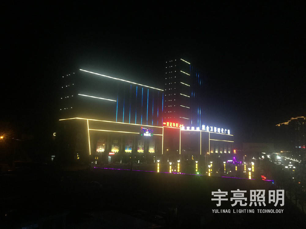 时代广场楼体亮化