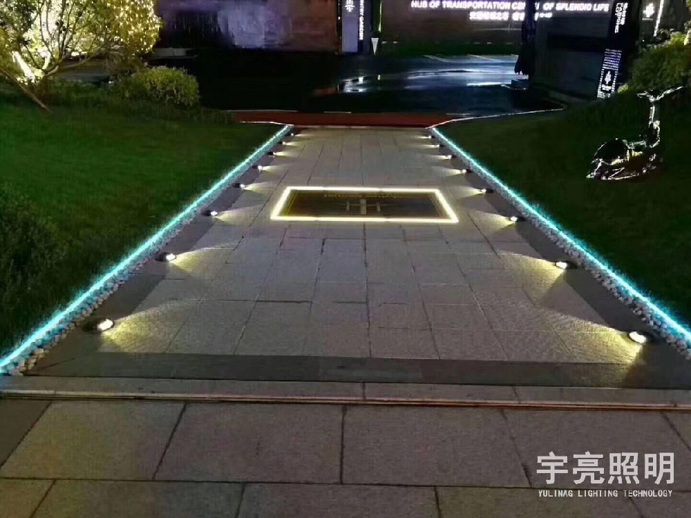 售楼部走道亮化实例